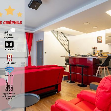 Le Cinephile - Popcorn, Plancha, Et Confort 6 Pers Schiltigheim Dış mekan fotoğraf